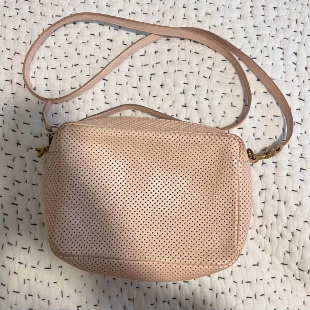 Clare V Blush Pink Midi Sac Crossbody